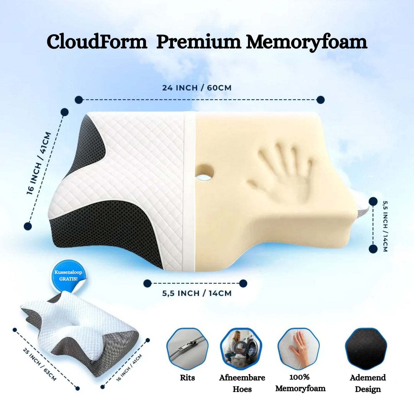 Misteria CloudForm Kussen
