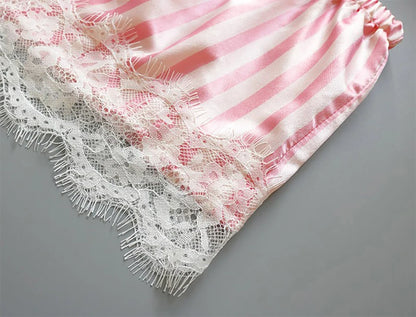 Satijnen Pyjama Set
